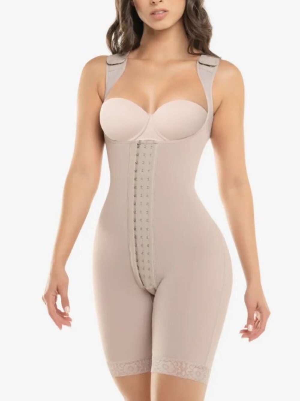 CYSM Colombia Shapers Corset High Control Mid-Thigh Bodysuit - Style 455 New